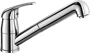 Смеситель для кухни с выдвижным изливом Blanco Daras - S хром 524190 Смеситель для кухни с выдвижным изливом Blanco Daras - S хром 524190, 1