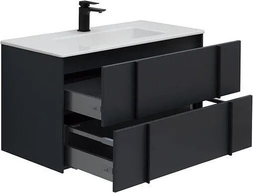 Тумба под умывальник подвесной Allen Brau Reality 90 антрацит 1.32006.AM