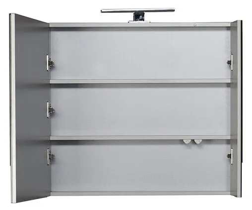 Шкаф-зеркало Aquanet Верона 75 L чёрный 00175385