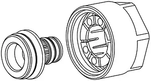 Концовка для труб из сшитого полиэтилена ¾&quot;ек x 16x2.2мм Rehau Rautitan Flex/Pink 12663521003, 2