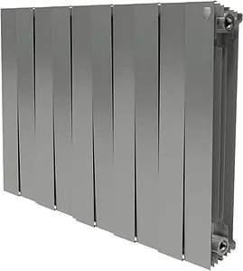 Радиатор биметаллический 10 секций Royal Thermo PianoForte 500 Silver Satin RTPNSS50010 Радиатор биметаллический 10 секций Royal Thermo PianoForte 500 Silver Satin RTPNSS50010, 1