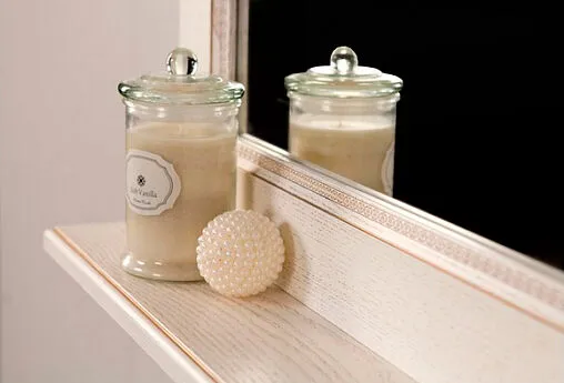 Зеркало Aquaton Жерона 105 белое золото 1A158802GEM40