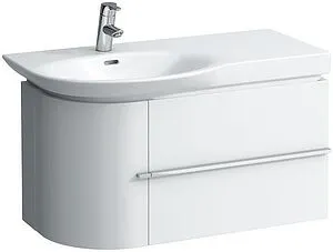 Тумба-умывальник подвесной Laufen Palace 90 R белый матовый 4.0153.2.075.463.1+8.1670.2.000.104.1, 1