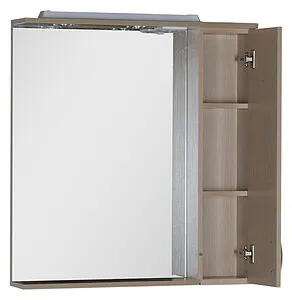 Шкаф-зеркало Aquanet Донна 80 R дуб светлый 00168930, 4