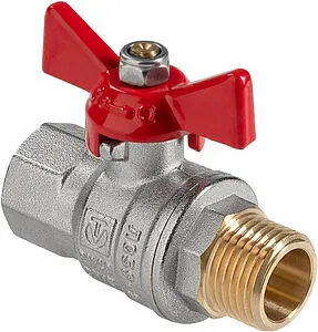 Кран шаровый ½"в x ½"н Valtec ГОСТ Р 59553-2021 VT.418.N.04 Кран шаровый ½"в x ½"н Valtec ГОСТ Р 59553-2021 VT.418.N.04, 1