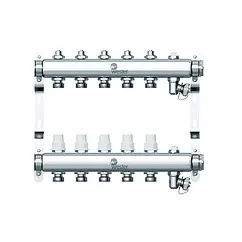 Группа коллекторная без расходомеров 5 отводов 1"в/в x ¾"ек Wester W903.5