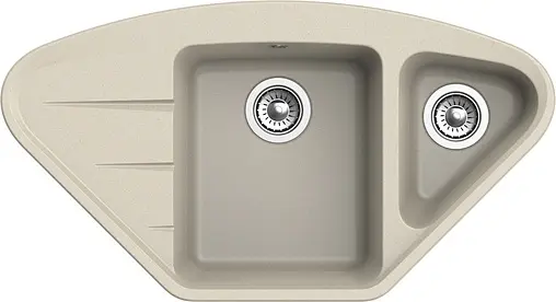Мойка кухонная Ewigstein Wink W-80KF тёмно-бежевый
