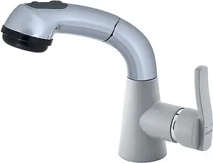 Смеситель для кухни с выдвижным изливом Ewigstein серый металлик 37735186 серый металлик, 1