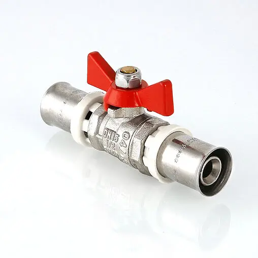 Кран шаровый для мп трубы 16мм x 16мм Valtec VT.243.N.1616