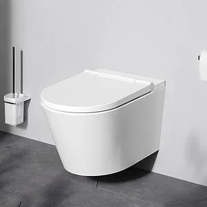 Умный унитаз-биде подвесной безободковый Am.Pm Inspire FlashClean белый CCC501700SC Умный унитаз-биде подвесной безободковый Am.Pm Inspire FlashClean белый CCC501700SC, 4