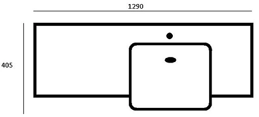 Раковина Aquaton Hotel B 130 R белый 1A709931PI01P