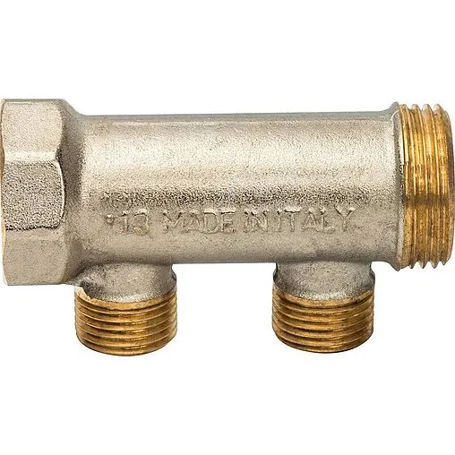 Коллектор распределительный проходной 2 отвода 1&quot;в/н x ½&quot;к Luxor CP 422 68523401