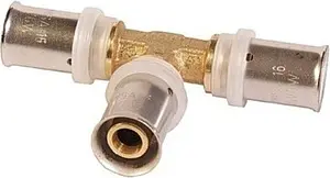 Тройник пресс соединительный 16мм x 16мм x 16мм Comisa 87.18.160 Тройник пресс соединительный 16мм x 16мм x 16мм Comisa 87.18.160, 1