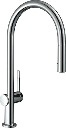 Смеситель для кухни с выдвижным изливом Hansgrohe Talis M54 210 1jet хром 72802000
