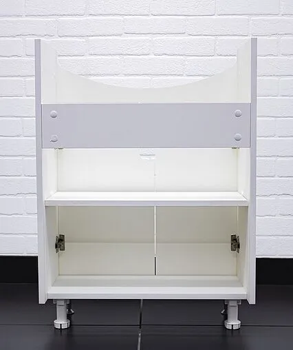 Тумба-умывальник напольная Айсберг Лилия 60 белый DA2003T+4620008192772