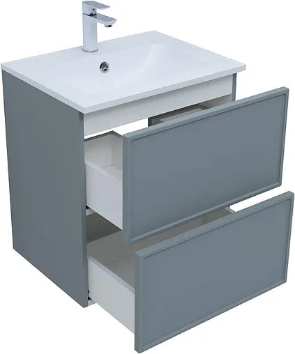 Тумба под умывальник Aquanet Арт 60 мисти грин 00313274