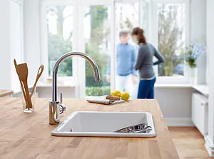 Смеситель для кухни с выдвижным изливом Grohe Concetto хром 32663001, 5