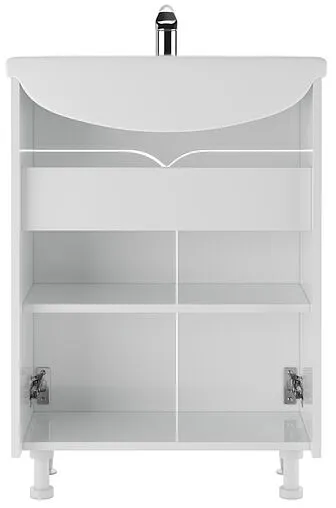 Тумба под умывальник напольный Айсберг Радуга 60 белый DA1142TR