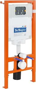Инсталляция для подвесного унитаза Set 3 в 1 BelBagno BB002-80/BB009-MR-BIANCO с кнопкой белый глянцевый Инсталляция для подвесного унитаза Set 3 в 1 BelBagno BB002-80/BB009-MR-BIANCO с кнопкой белый глянцевый, 5