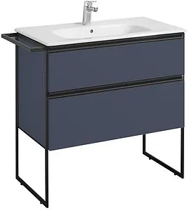 Тумба-умывальник подвесная Roca Domi 80 синий ZRU9307868+ Тумба-умывальник подвесная Roca Domi 80 синий ZRU9307868+, 3