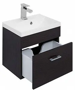 Тумба-умывальник подвесная Aquanet Нота 50 венге 00159093+00204095 Тумба-умывальник подвесная Aquanet Нота 50 венге 00159093+00204095, 5