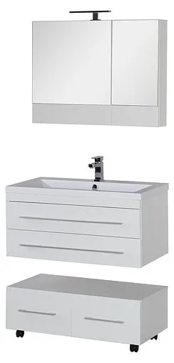 Шкаф-зеркало Aquanet Нота 90 L белый 00165371 Шкаф-зеркало Aquanet Нота 90 L белый 00165371