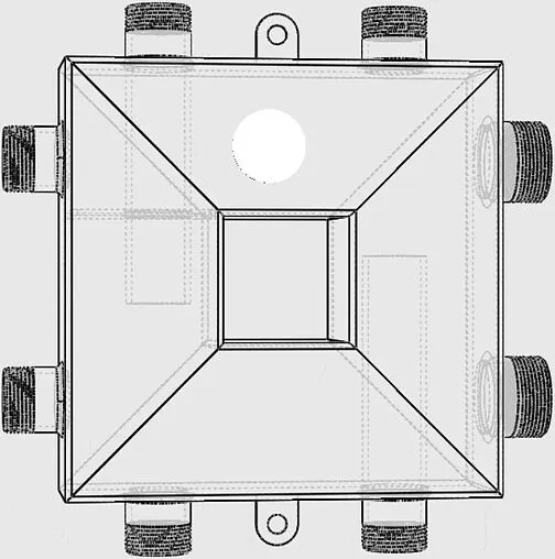 Распределительный коллектор 3 контура с гидрострелкой 1¼&quot;н x 1&quot;н Север-Компакт(Aisi) 1915017