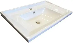 Тумба-умывальник подвесная Comforty Барселона 70П белый/венге 00003128161CF Тумба-умывальник подвесная Comforty Барселона 70П белый/венге 00003128161CF, 3