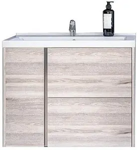 Тумба под умывальник подвесная Aquaton Стоун 80 сосна арлингтон 1A228201SX850, 1