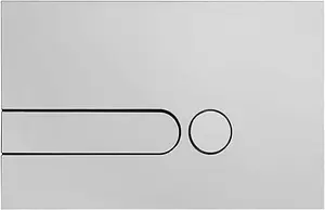 Клавиша смыва для унитаза Jacob Delafon E4326-38R хром велюр Клавиша смыва для унитаза Jacob Delafon E4326-38R хром велюр, 1