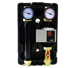 Насосный модуль с прямым контуром 1&quot;в х 1&quot;в Uni-Fitt 490Y2500 с насосом Wilo Yonos Para 25/6 180, 1