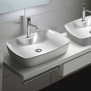 Раковина Serel 60 белый 1634 Раковина Serel 60 белый 1634, 3