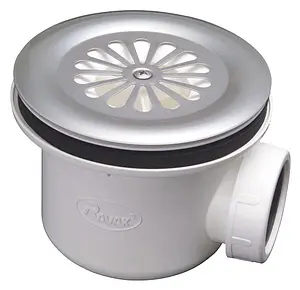 Сифон для душевого поддона Ravak Basic хром X01308 Сифон для душевого поддона Ravak Basic хром X01308, 1