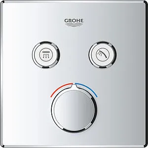 Смеситель для ванны скрытого монтажа Grohe Grohtherm SmartControl хром 29148000, 3