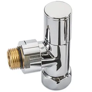 Вентиль регулирующий угловой ½&quot;н x ¾&quot;в хром Luxon LX-8202SCH0504, 1