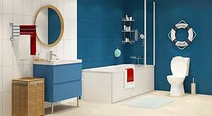 Ванна стальная Antika 105х65 белая орхидея А-10901 Ванна стальная Antika 105х65 белая орхидея А-10901, 5