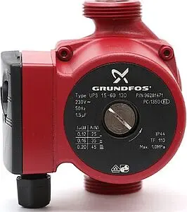 Насос циркуляционный Grundfos UPS 15-60 130 96281471, 3