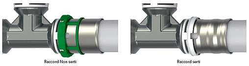 Уголок пресс радиаторный с хромированной трубкой 16мм x 15мм Comap MultiSkin 7090LW163