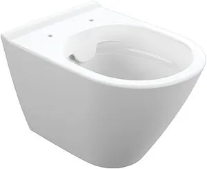 Унитаз подвесной безободковый Cersanit City Oval Clean On DPL EO slim белый 63114 Унитаз подвесной безободковый Cersanit City Oval Clean On DPL EO slim белый 63114, 3