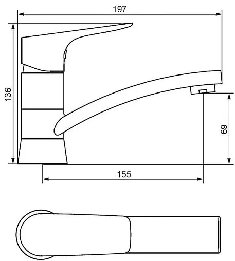 Смеситель для раковины Damixa Jupiter хром 770220001 Смеситель для раковины Damixa Jupiter хром 770220001