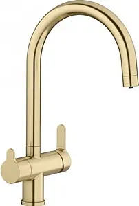 Смеситель для кухни с подключением к фильтру Blanco Trima satin gold 526783, 1