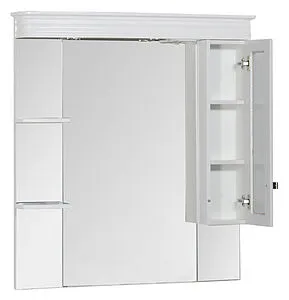 Шкаф-зеркало Aquanet Греция new белый 110 171544, 5