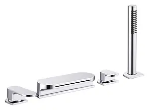 Смеситель на борт ванны на 4 отверстия Ravak Chrome CR 025.00 хром X070073, 1