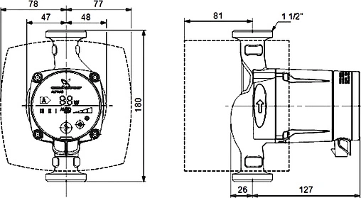 Насос циркуляционный Grundfos Alpha2 25-40 98520745