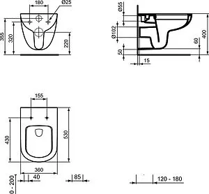 Комплект 3 в 1 Ideal Standard Tempo Rimles PR0405PR Комплект 3 в 1 Ideal Standard Tempo Rimles PR0405PR, 3