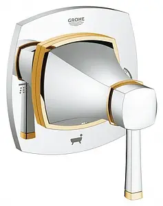Вентиль переключающий на 3 потребителя Grohe Grandera хром/золото 19942IG0, 1