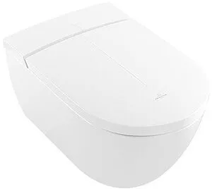 Умный унитаз-биде подвесной безободковый Villeroy&Boch Viclean CeramicPlus белый V0E100R1, 1
