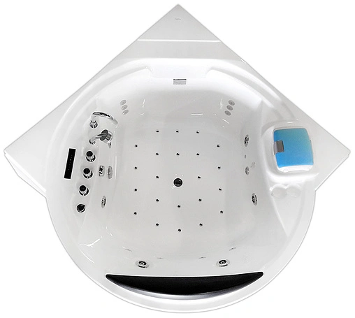 Ванна акриловая с гидромассажем Gemy 181x181 G9071 II K