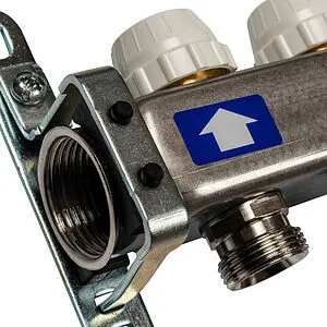 Группа коллекторная с расходомерами 8 отводов 1&quot;в/в x ¾&quot;ек Stout SMS 0917 000008, 5