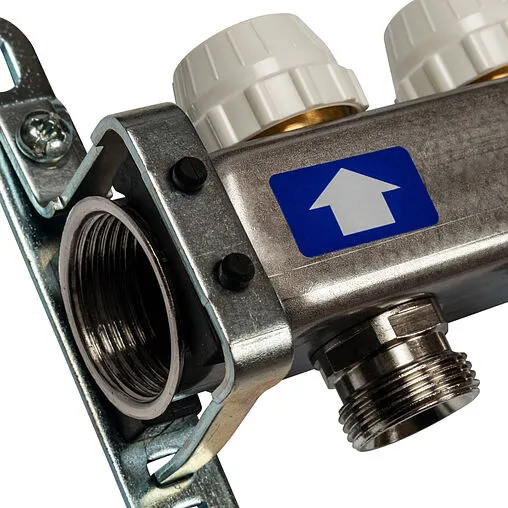 Группа коллекторная с расходомерами 8 отводов 1&quot;в/в x ¾&quot;ек Stout SMS 0917 000008